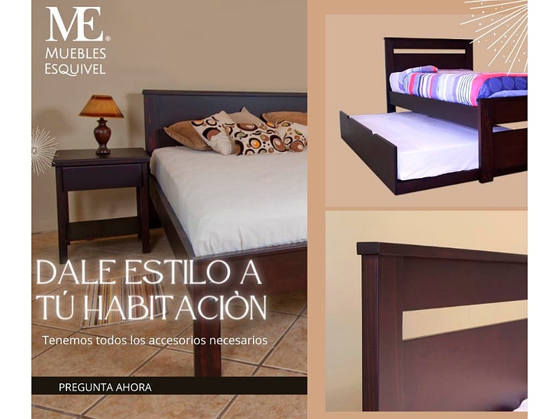 Cama Moderna 1v Costa Rica