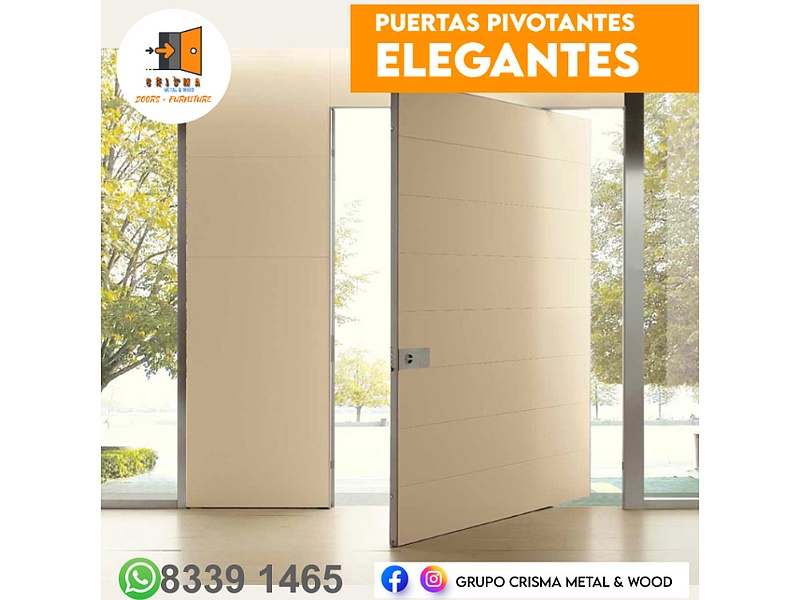 Puertas pivotantes elegantes Costa Rica