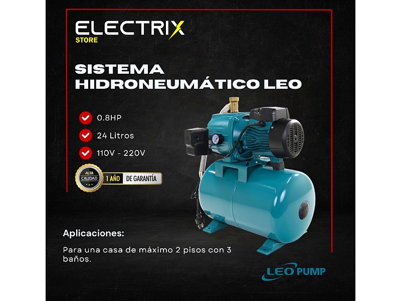  Sistema Hidroneumático LEO Costa Rica
