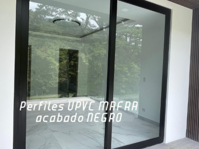 puerta corredizas Sistema UPVC modelo Europeo