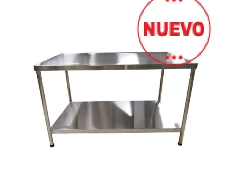 MESA DE TRABAJO PLANA 2 ESTANTES