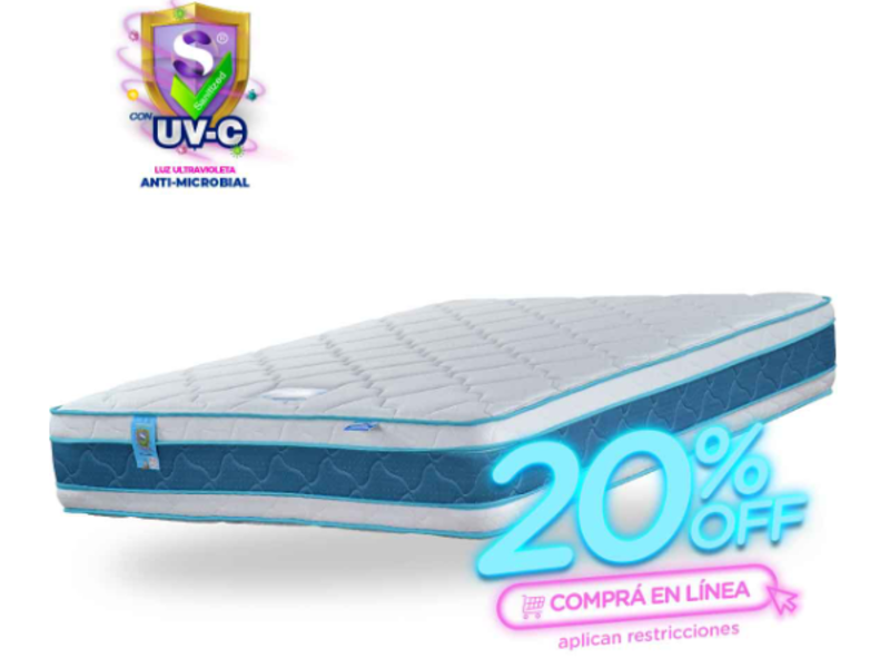 Colchón Antiestress Doble Pillow San Jóse