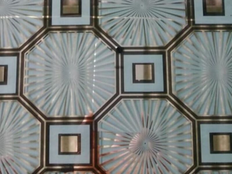 Vidrio de diseño octagonal Puntarenas 