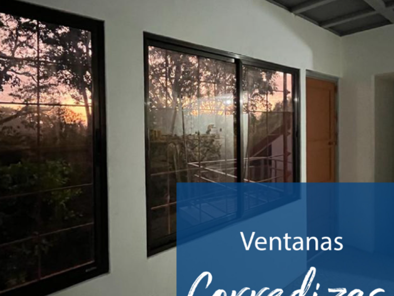 Ventanas corredizas Heredia