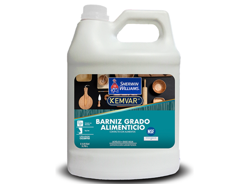 Barniz Grado Alimenticio Base Agua