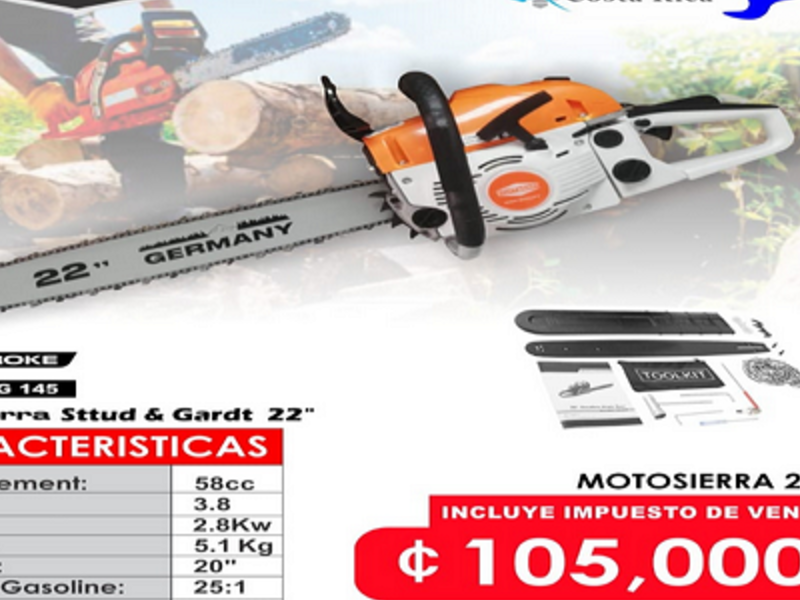 Motosierra 22 San José