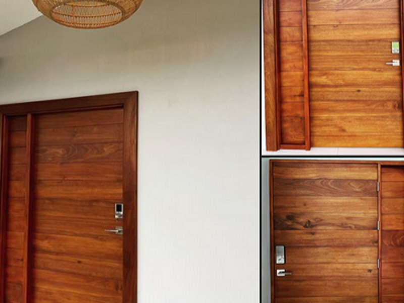 Puerta en madera sólida Costa Rica