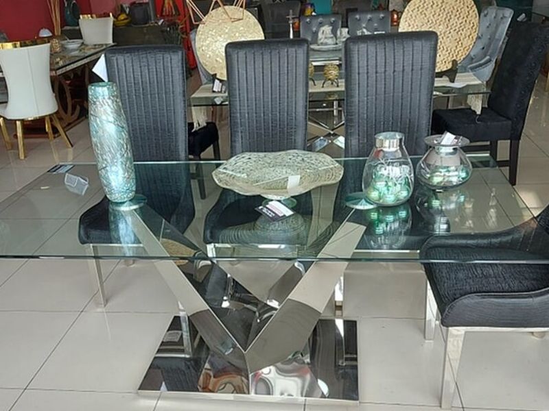 Mesa Comedor de Cristal Costa Rica