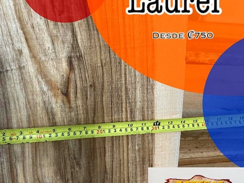 Tablas de madera m2 Costa Rica