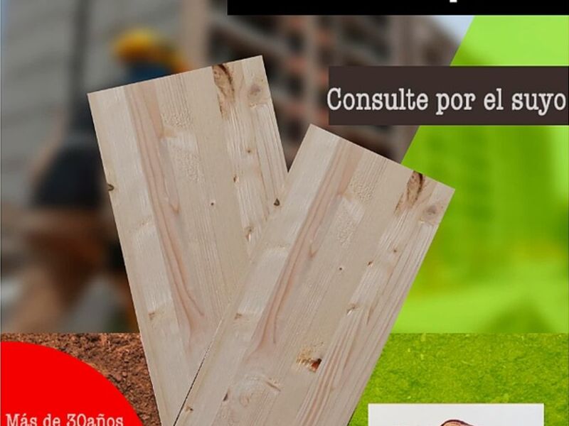Tablas de madera m6 Cartago