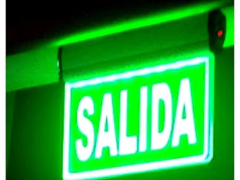 Señalización Salida Iluminada CARTAGO