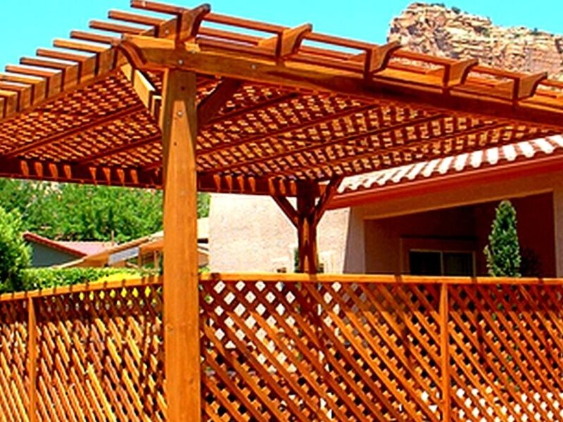 Pérgola Madera Enrejado ESCAZÚ