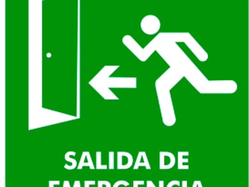 Señalización Salida Emergencia HEREDIA