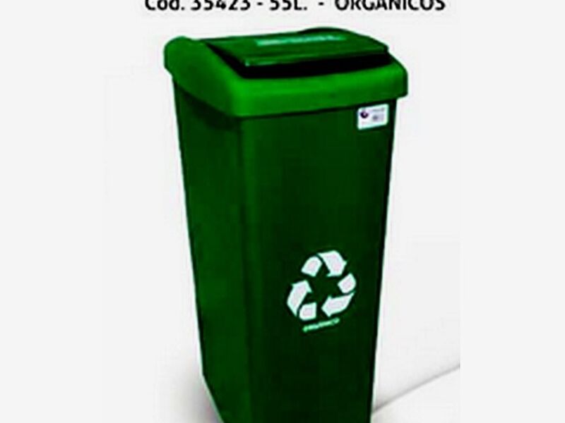 Basurero reciclaje 55L LIBERIA