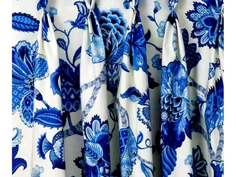 Cortina Plisada Estampado Floral SAN JOSÉ