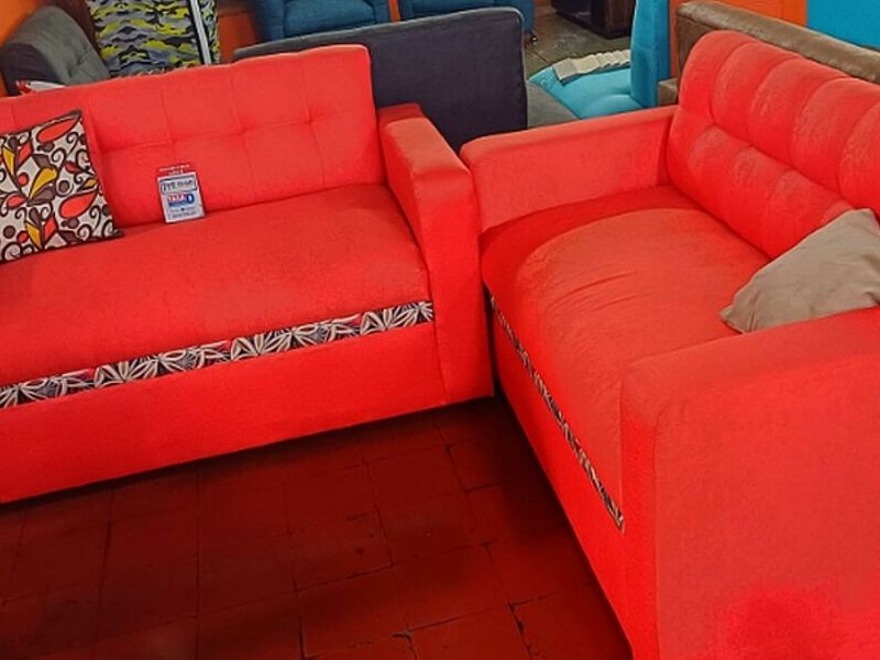 SOFA ANARANJADO L SAN JOSE