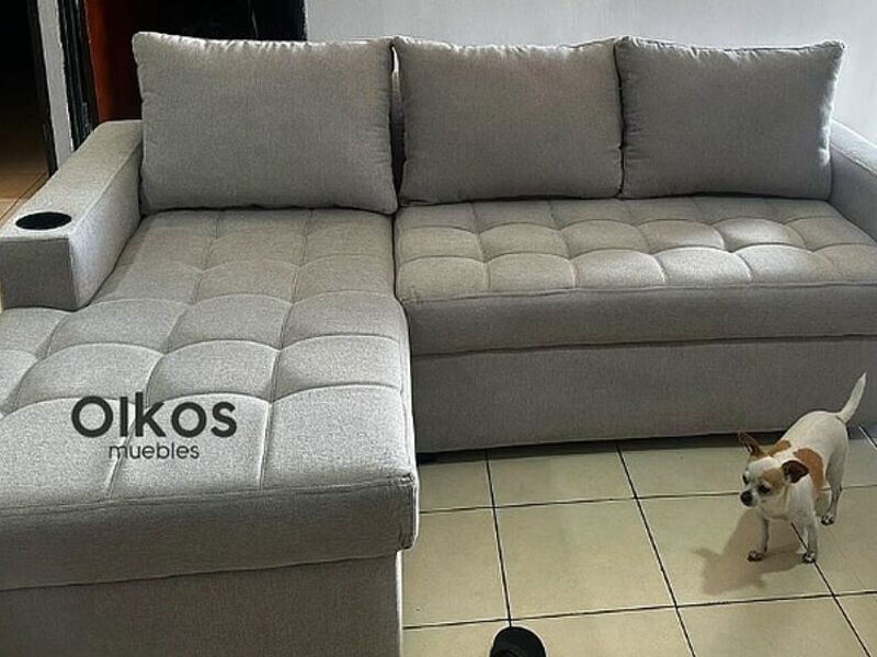 SOFA CAMA PLOMO SAN JOSE