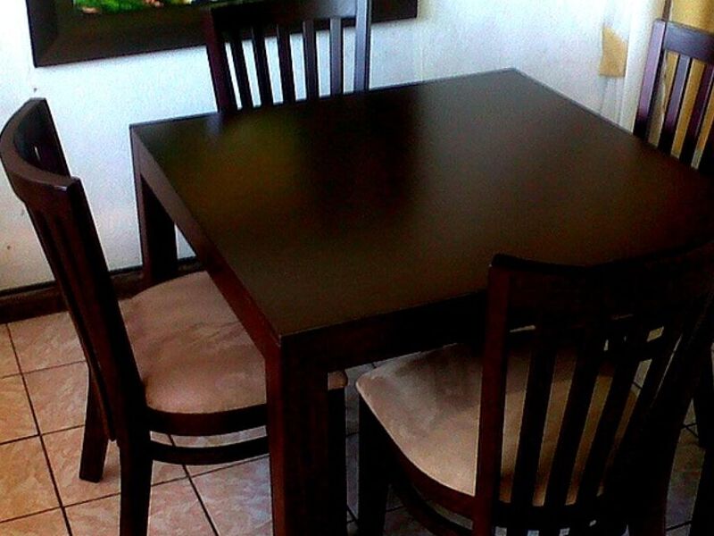 Juego comedor madera cedro SAN RAMÓN