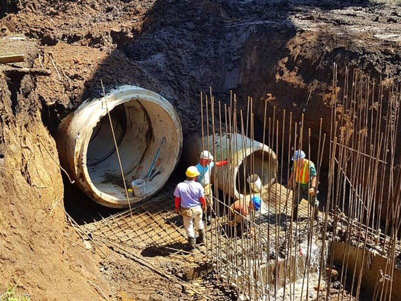 Construcción Desfogue Fluvial Costa Rica