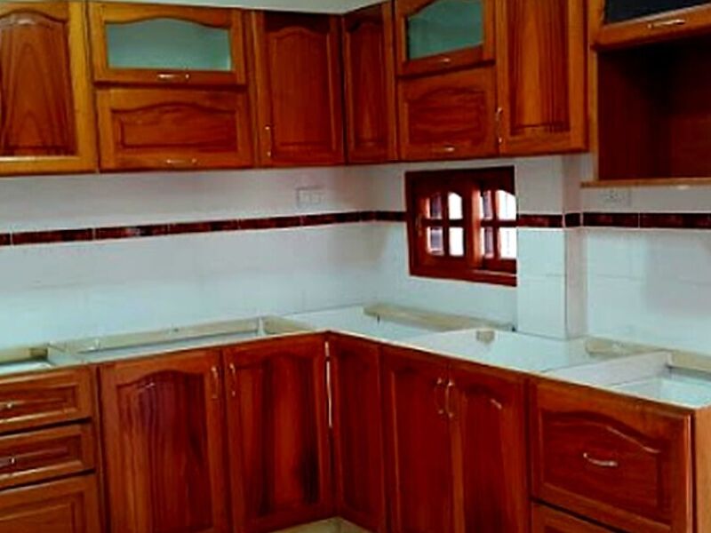 Mueble cocina cedro tinte PALMARES