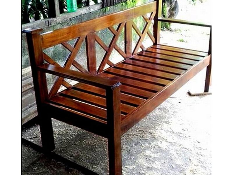 Banca madera pino LIMÓN 
