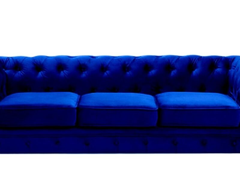 Sofá Chesterfield Azul Marino PALMARES