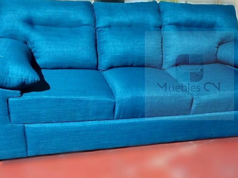 SOFA AZUL BLUE LIMON