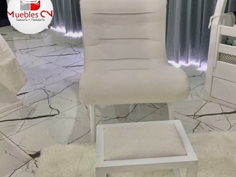 SILLA TAPIZADA BEIGUE LIMON
