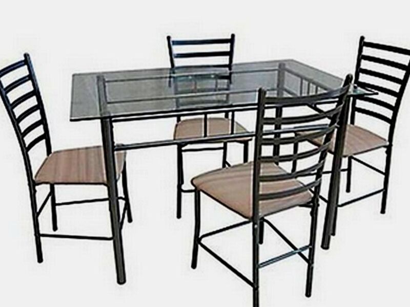 Mesa Comedor Metal - Vidrio SAN JOSÉ