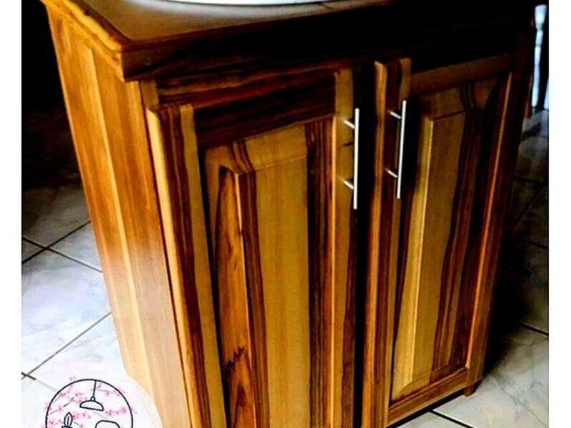 Lavamanos Baño madera Cedro HEREDIA