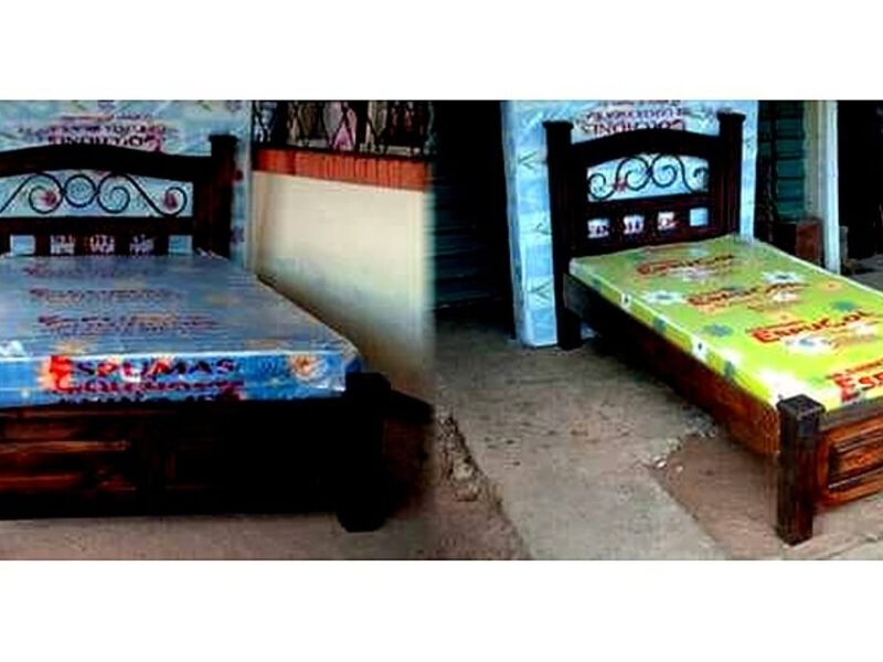 Cama Rústica Matrimonial SAN JOSÉ