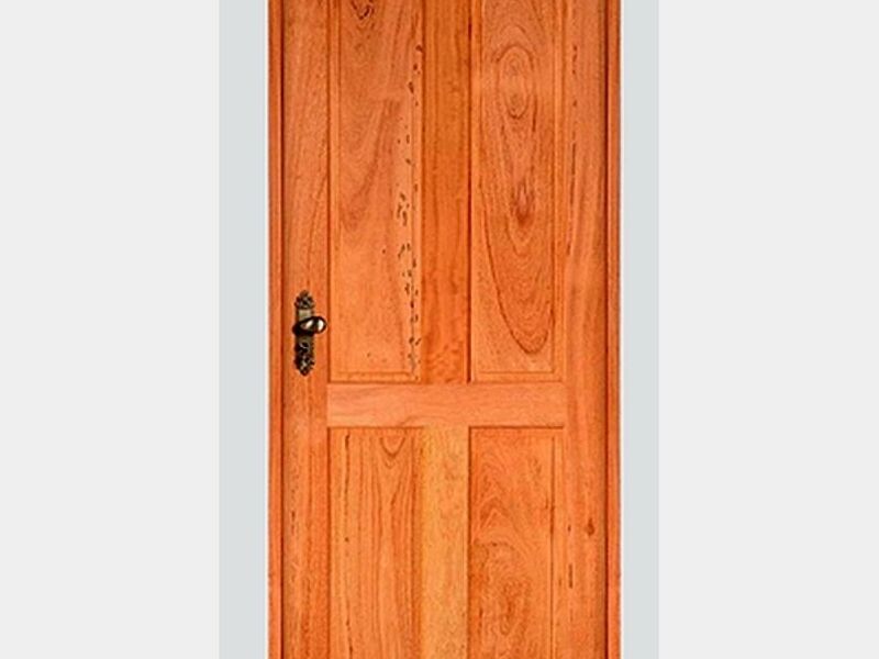 Puerta Interior Cedro Paneles LIMÓN
