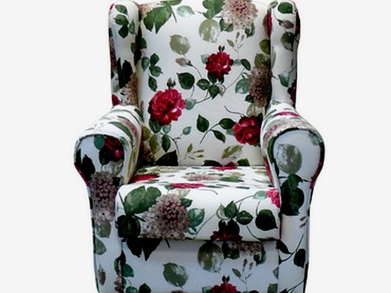 Sillón Tapizado Estampado Floral SAN RAMÓN