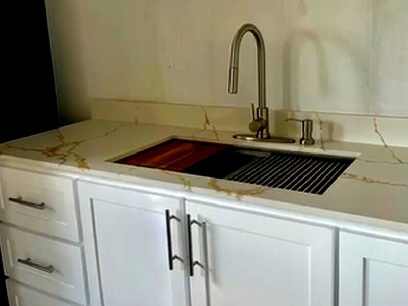 Mueble cocina madera color blanco SAN RAMÓN
