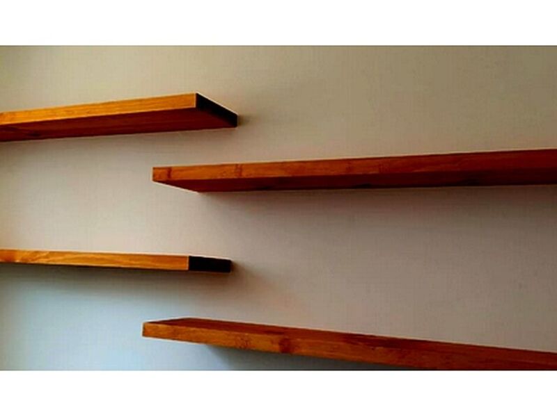 Estante Flotante Pared Madera SAN RAMÓN