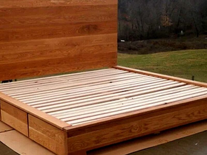 Cama Plataforma Madera Maciza ALAJUELA