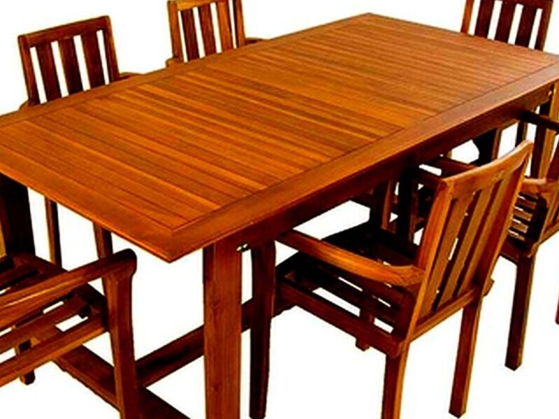 Mesa Comedor Madera Teca SAN RAMÓN