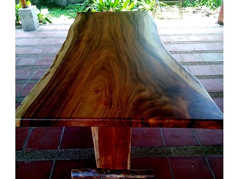 Mesa rústica madera cenizaro SAN ISIDRO