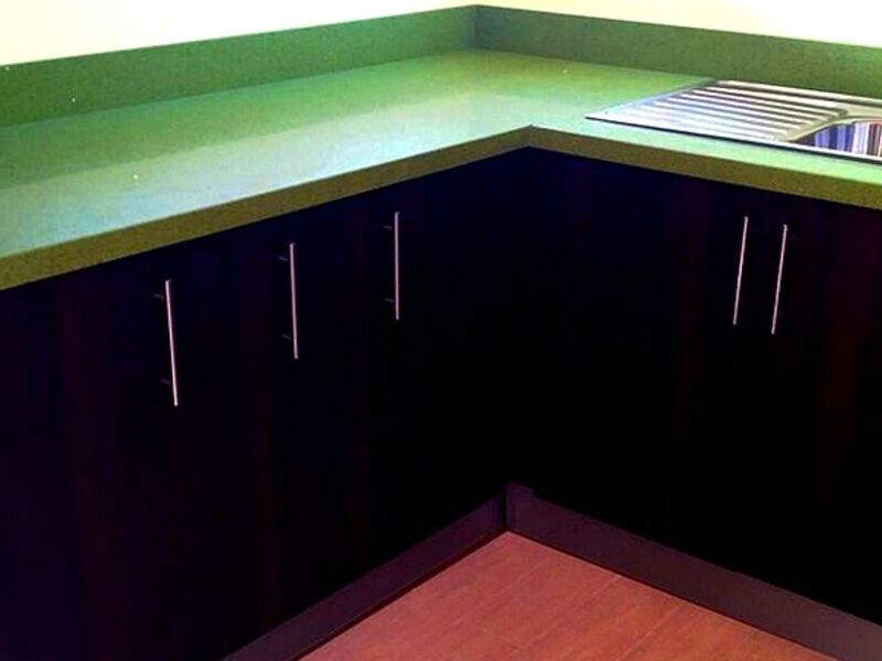 Mueble Cocina Melamina Chocolate PALMARES