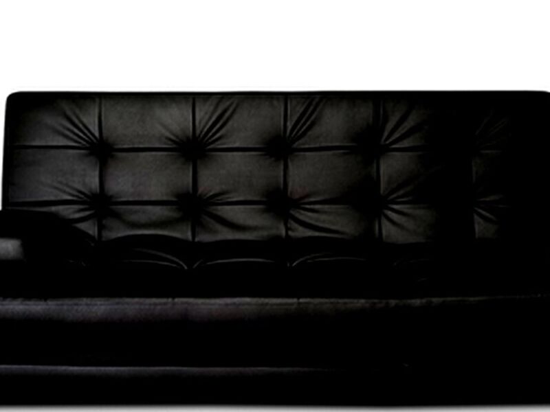 Sofá Cama Supercuero Negro PALMARES