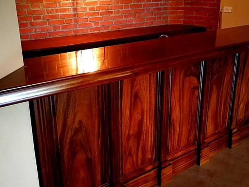 Mueble bar madera cenizaro CARTAGO