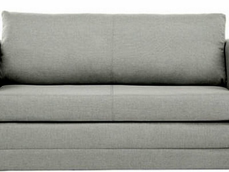 Sofá Cama Dos Plazas Gris Claro PALMARES
