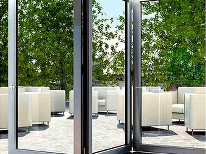 Puerta Plegable Aluminio-Cristal SAN JOSÉ