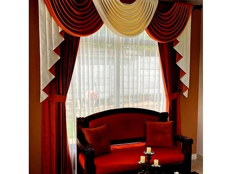 Cortinas Luis XV Seda HEREDIA