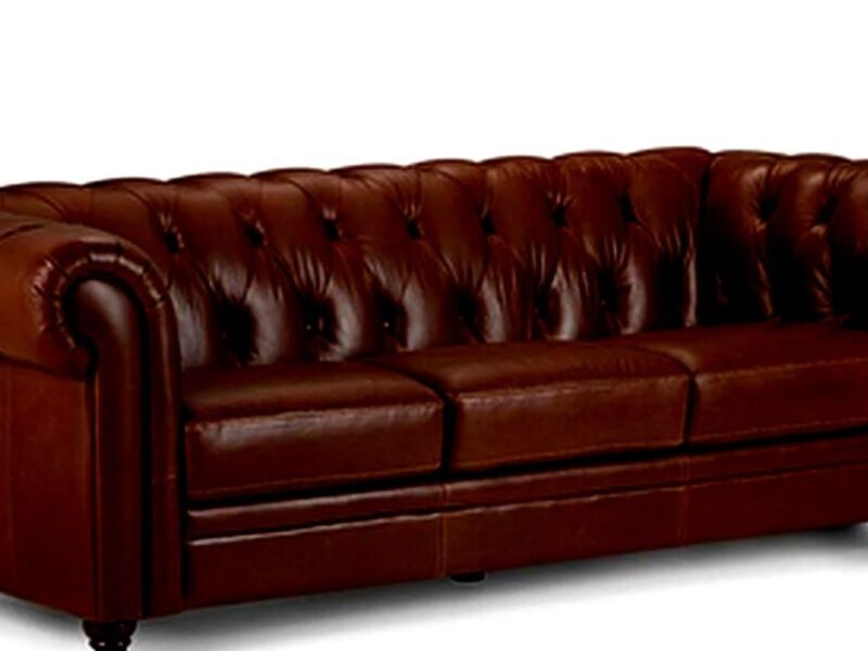 Sofá Chesterfield Cuero GUÁPILES