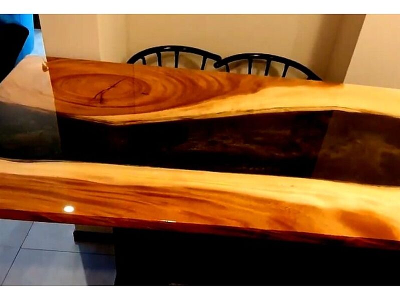 Mesa marmoleo Resina oro negro SAN JOSÉ