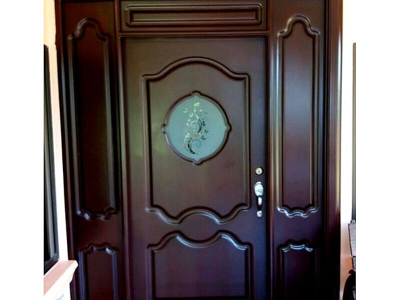 Puerta Principal madera laurel ALAJUELA