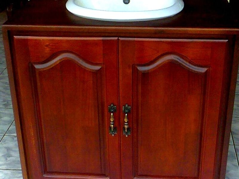 Mueble lavamanos madera SAN RAMÓN