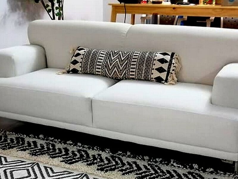 Sillón 3 plazas lino vinílico SAN JOSÉ