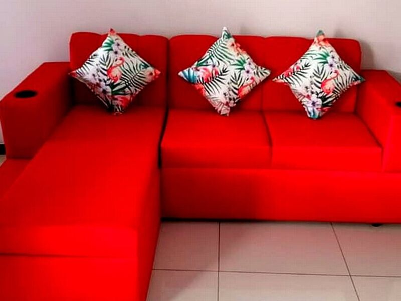 Mini divan color rojo CARTAGO
